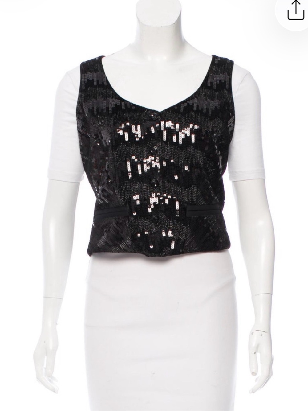 Diane von Furstenberg
Yvette Sequined Vest
Size: M I US 6